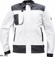 Odzież robocza - CERVA CREMORNE kurtka - męska kurtka robocza z wytrzymałej tkaniny, 60% bawełna, 40% poliester - biały 56 - miniaturka - grafika 1