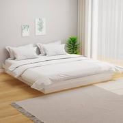 Łóżka - Lumarko Rama łóżka, biała, lite drewno, 160 x 200 cm - miniaturka - grafika 1