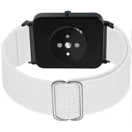 Akcesoria do smartwatchy - Pasek elastyczny Uniwersalny nylonowy Alogy Nylon opaska do zegarka Smartwatcha 20mm biały - miniaturka - grafika 1