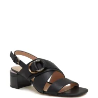 Sandały damskie - Pinko Skórzane sandały na słupku - miniaturka - grafika 1