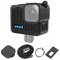 Akcesoria do kamer sportowych - Zestaw Futerał Etui Obudowa Osłona Dekielek Klapka Pasek Gopro Hero 4k 2024 / Pu717b - miniaturka - grafika 1