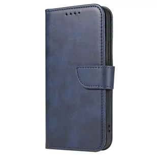 Magnet Case elegancki futerał etui pokrowiec z klapką i funkcją podstawki iPhone 12 Pro Max niebieski - Etui i futerały do telefonów - miniaturka - grafika 3