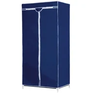 Szafy - Szafa tekstylna garderoba granatowy 75x50x160cm ALPINA - miniaturka - grafika 1