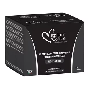 Italian Coffee Miscela Nera Ristretto kapsułki do BIALETTI CAFF D'ITALIA - 30 kapsułek - Kawa w kapsułkach i saszetkach - miniaturka - grafika 1