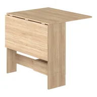 Stoły - Rozkładany stół w dekorze dębu 76x28 cm Papillon – TemaHome - miniaturka - grafika 1