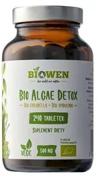 BIO Algae Detox 500 mg Biowen 240 tabletek - Chlorella i Spirulina - Odchudzanie i oczyszczanie - miniaturka - grafika 1
