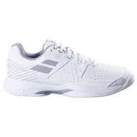 Buty sportowe męskie - Babolat PULSION Babolat Pulsion AC M, White/Grey - miniaturka - grafika 1