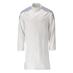 FARTUCH ROBOCZY, DŁUGI MASCOT FOOD & CARE 20154-511; BIEL/BŁĘKITNY - Odzież robocza - miniaturka - grafika 1