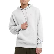 Bluzy męskie - Champion Męska bluza z kapturem z polaru Powerblend z logo C, Gfs srebrno-szary, XXL - miniaturka - grafika 1