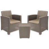 Meble ogrodowe - Zestaw mebli ogrodowych VOLTENO SP9AZW-5 Brązowy - miniaturka - grafika 1