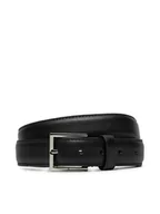 Paski - Tommy Hilfiger Pasek Męski Hudson 3.0 Leather AM0AM13335 Czarny - miniaturka - grafika 1