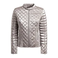 Kurtki damskie - Damska Kurtka zimowa pikowana GUESS NEW VONA JACKET W2YL01KB7A0-FD95 – Szary - miniaturka - grafika 1