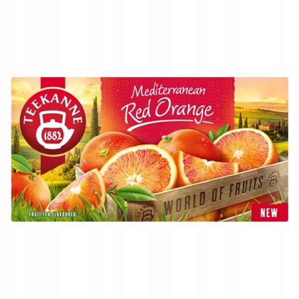 Teekanne Herbata owocowa Czerwona pomarańcza 20 kopert