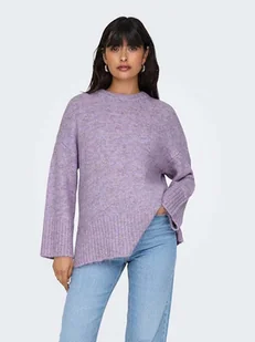 ONLY Sweter w kolorze fioletowym - Swetry damskie - miniaturka - grafika 1