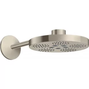 Axor One deszczownica 28 cm okrągła z ramieniem ściennym nikiel szczotkowany 48492820 - Deszczownice - miniaturka - grafika 1