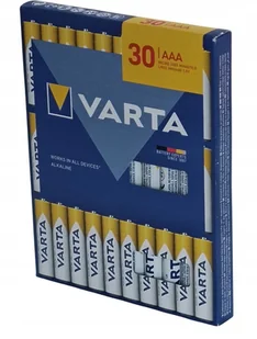 Bateria alkaliczna Varta AAA R3 30 szt. - Baterie i akcesoria - miniaturka - grafika 1