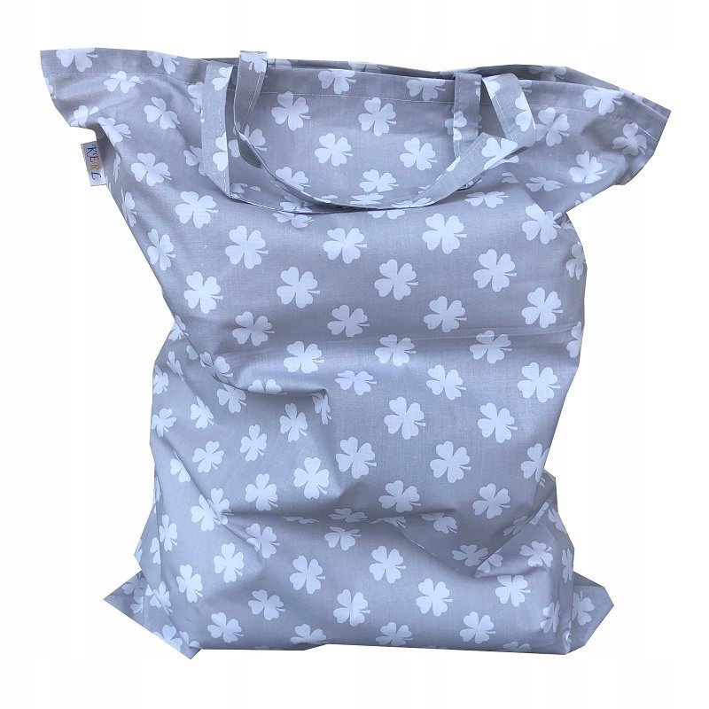 worek, torba na pościel do przedszkola 50x60 koniczynka