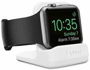 Ładowarki do telefonów - Spigen Night Stand Apple Watch 38-45mm S350 biały/white 000CD21181 Spi001440 - miniaturka - grafika 1