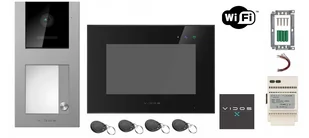 Zestaw wideodomofon WiFi M10B-X + Stacja bramowa S11-1 - Vidos - Wideodomofony - miniaturka - grafika 1