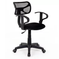 Fotele i krzesła biurowe - U-Fell Fotel biurowy model 8904 czarny F.8904 - miniaturka - grafika 1