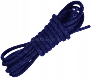 Sznurówki GRANATOWE Sznurowadła 90 cm GRUBE OKRĄGŁE 5 mm BAWEŁNIANE G9-40 - Akcesoria obuwnicze Sznurówki GRANATOWE Sznurowadła 90 cm GRUBE OKRĄGŁE 5 mm BAWEŁNIANE G9-40 - Akcesoria obuwnicze - miniaturka - grafika 1