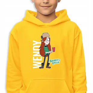 Bluza Dziecięca Z Kapturem Bawełniana 140 Cm Wendy Wysoka Jakość Wzory - Bluzy dla dziewczynek - miniaturka - grafika 1