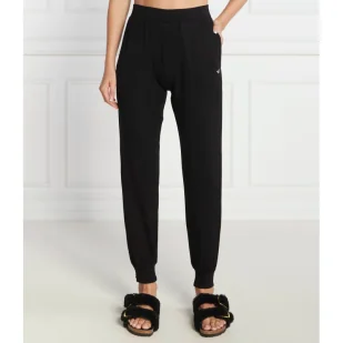 Emporio Armani Spodnie dresowe | Relaxed fit - Dresy damskie - miniaturka - grafika 1