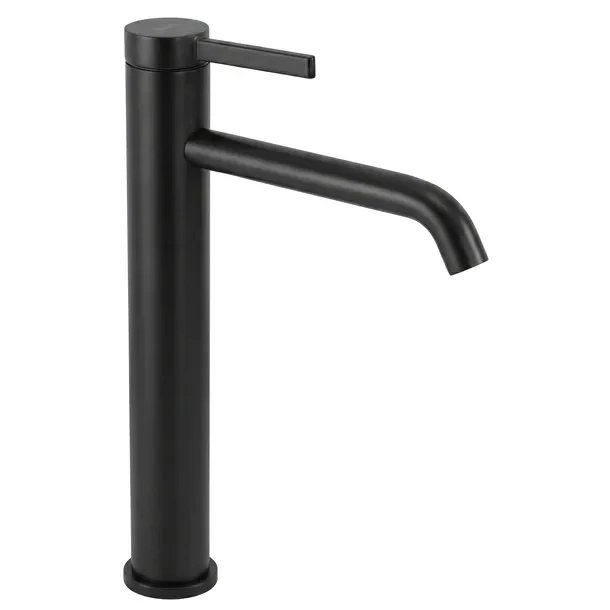 Bateria Umywalkowa Wysoka Czarna Rea Rivo Black Matowa Stojąca Nowoczesna