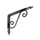 Haki, szakle i karabinki - Wspornik ornamentowy kuty WOZ 190 antyk srebrny VELANO - miniaturka - grafika 1