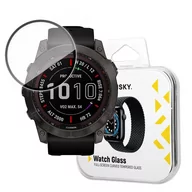 Akcesoria do smartwatchy - Wozinsky Watch Glass hybrydowe szkło do Garmin Fenix 7 czarny - miniaturka - grafika 1