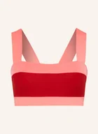 Stroje kąpielowe - Goldbergh Góra Od Bikini Bustier Plonge rot - miniaturka - grafika 1
