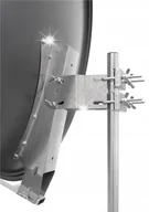 Anteny TV - Goobay Antena SAT Aluminiowa 80cm GRAFITOWA - miniaturka - grafika 1