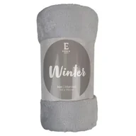 Koce - Koc WINTER 130 x 170 cm szary - miniaturka - grafika 1