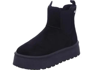 Tom Tailor Damskie 8490220004 modne kozaki, czarne, 37 EU, czarny, 37 EU - Kozaki damskie - miniaturka - grafika 1