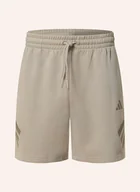 Spodenki damskie - Adidas Szorty Dresowe Future Icons beige - miniaturka - grafika 1