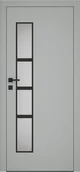 Drzwi wewnętrzne - Dre Drzwi Wewnętrzne Z Szybą Deco 30 Okleina Jasna Szara Mat - miniaturka - grafika 1