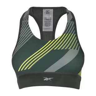 Reebok Damski biustonosz sportowy, zielony kredowy, XS - Biustonosze - miniaturka - grafika 1