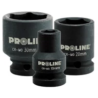 Klucze i nasadki - Nasadka udarowa 6-kątna cr-mo 1/2" 19 mm proline - miniaturka - grafika 1