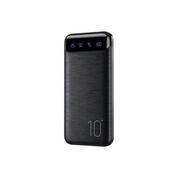 Powerbanki - WEKOME WP-161 - Power bank 10000 mAh Super Charging 2xUSB-A LED (Czarny) - miniaturka - grafika 1