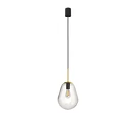 Lampy sufitowe - Nowodvorski PEAR S 8673 lampa wisząca zwis 1x40W E27 Czarny - miniaturka - grafika 1