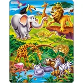 Puzzle - Larsen Puzzles Safari - miniaturka - grafika 1