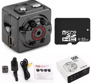 Mini Kamera Szpiegowska Full-hd Ir Detekcja Ruchu - Minikamery i aparaty szpiegowskie - miniaturka - grafika 1