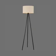 Lampy stojące - JUST LIGHT. Lampa stojąca Green Duro, tekstylny, trójnóg, beżowy - miniaturka - grafika 1