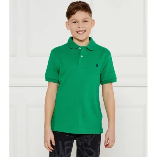 POLO RALPH LAUREN Polo Slim Fit pique - Koszulki dla chłopców - miniaturka - grafika 1