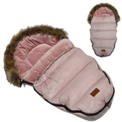 Śpiworki dla dzieci - Śpiwór do wózka 95 cm futro jesienno - zimowy - miniaturka - grafika 1