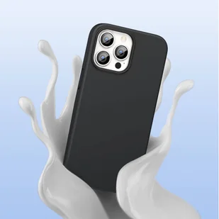 Ugreen Protective Silicone Case gumowe elastyczne silikonowe etui pokrowiec iPhone 13 Pro Max czarny - Etui i futerały do telefonów - miniaturka - grafika 7