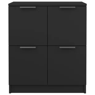 Lumarko Komoda, czarna, 60x30x70 cm, materiał drewnopochodny - Komody - miniaturka - grafika 6