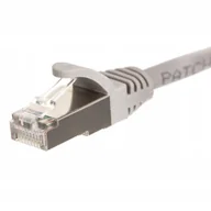 Pozostałe akcesoria sieciowe - Patchcord RJ45, Netrack osłonka zalewana, kat. 5e FTP/STP, 15m szary - miniaturka - grafika 1