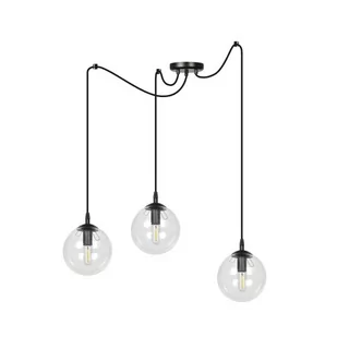 Emibig GIGI 3 BL TRANSPARENT 936/3 lampa wisząca 3x40W/E14 IP20 936/3 - Lampy sufitowe - miniaturka - grafika 1