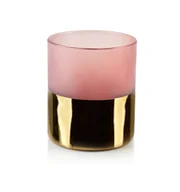 Świeczniki - Lumarko Lumarko Świecznik Śr.8,5xh:10cm Rita Pink HTID1087 Mondex - miniaturka - grafika 1